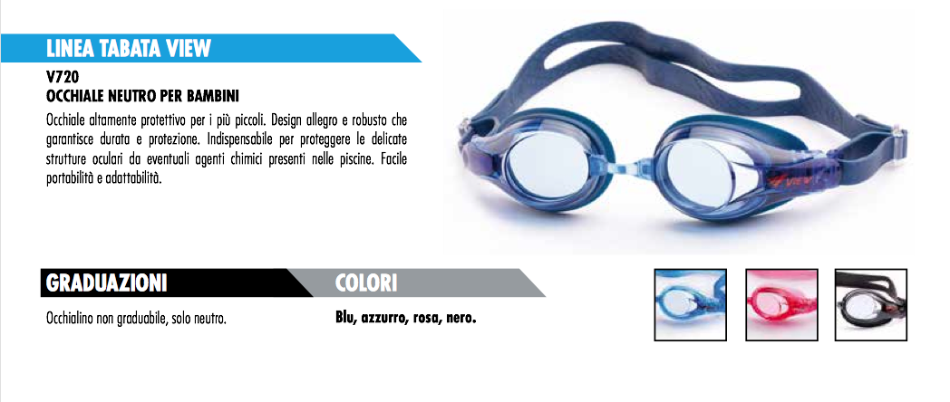 Tabata Wiew V720 occhiale neutro bambino